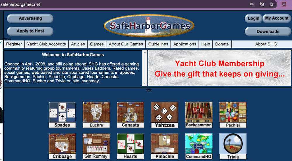 Safe Harbor Games Safe Harbor Games