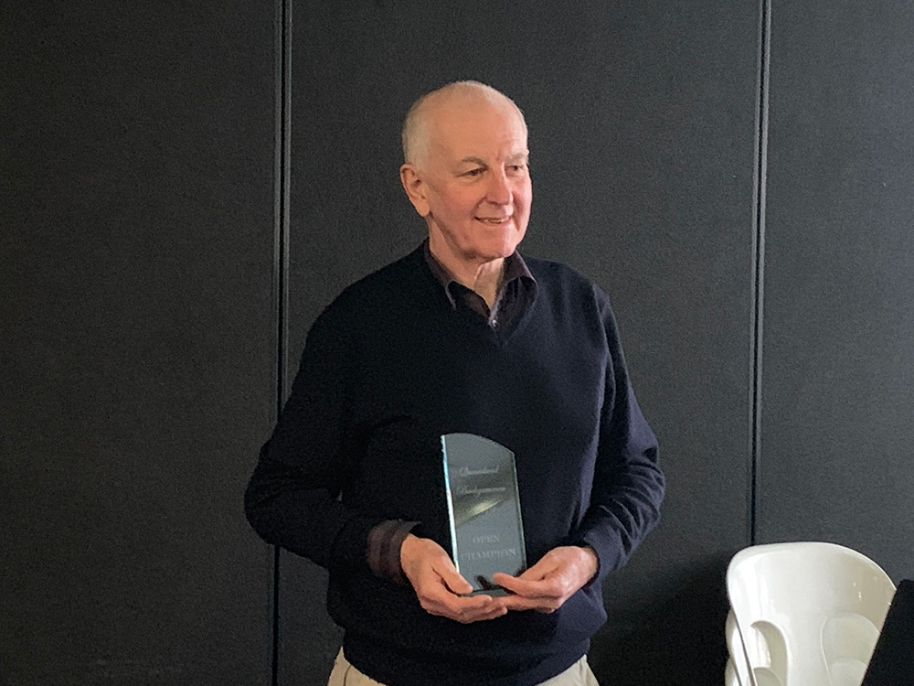 2019 Queensland Open Champion – Steve Quinn 2019 Queensland Open Champion - Steve Quinn